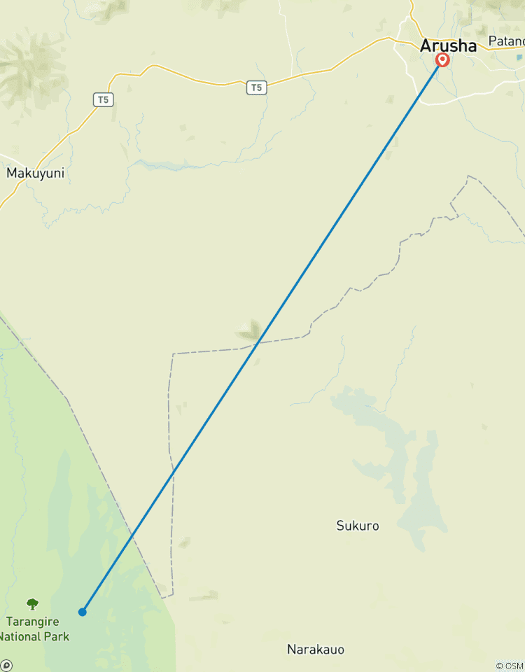 Circuito Circuito de 1 día al Parque Nacional de Tarangire
