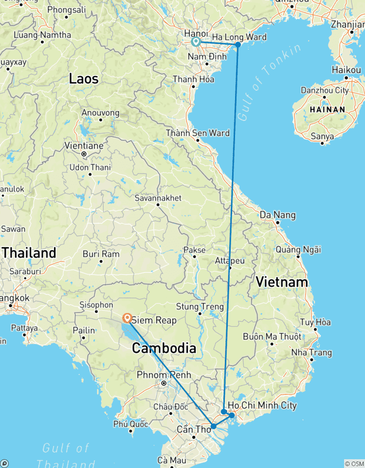 Merveilleux Vietnam - Cambodge en 7 jours circuit