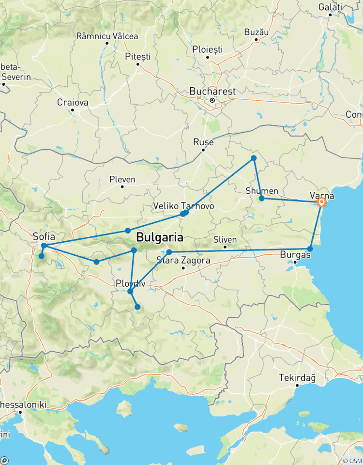 Explore Bulgaria in a week, Self-Drive Tour