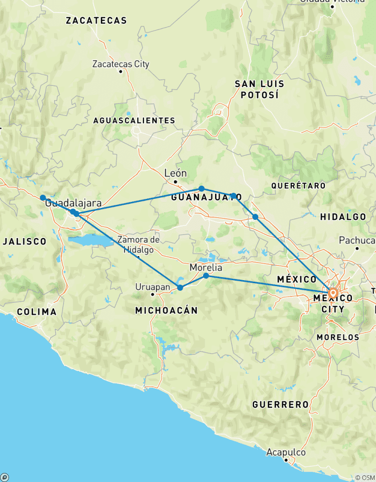 Colonial Cities - 5 Days Tour