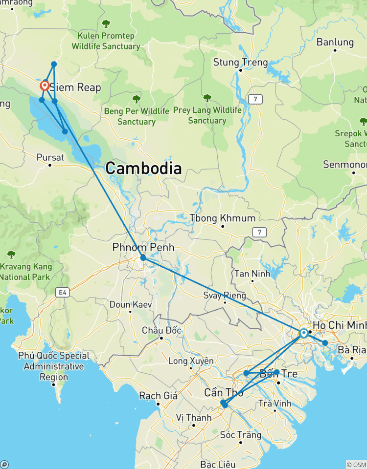De Saigon à Siem Reap - 8 jours circuit