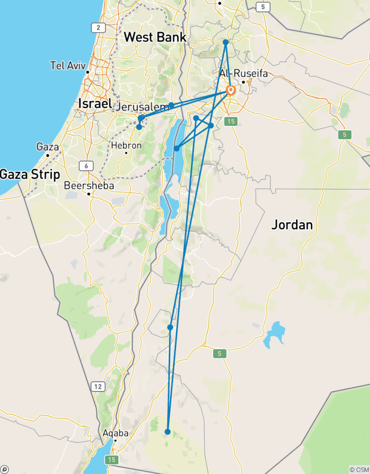 Circuito Tierra Santa y Jordania - circuito en grupo