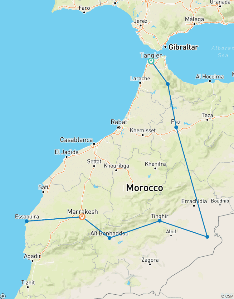 10-Day Grand Morocco Tour: Imperial Cities , Sahara and Atlas Mountains Tour