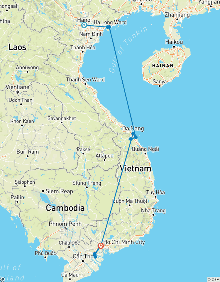 Vietnam Pauschalreise 8 Tage 7 Nächte Rundreise