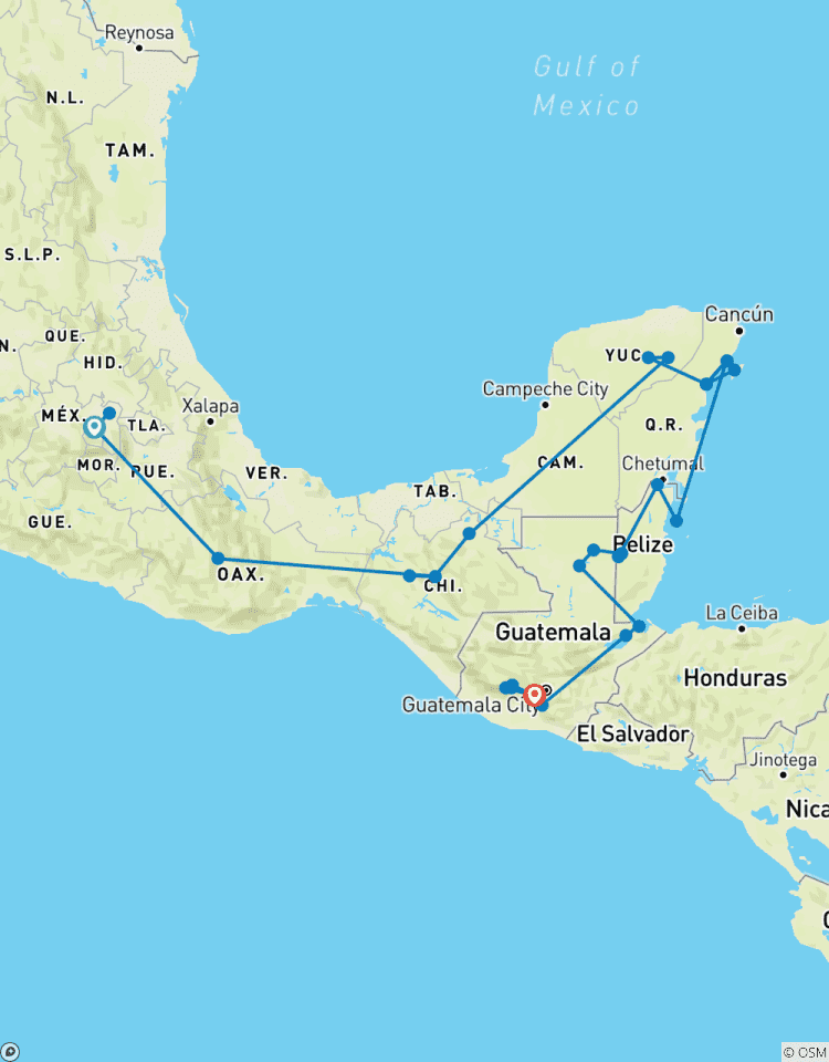 A Month in Central America: Beyond Tulum & Tikal Tour