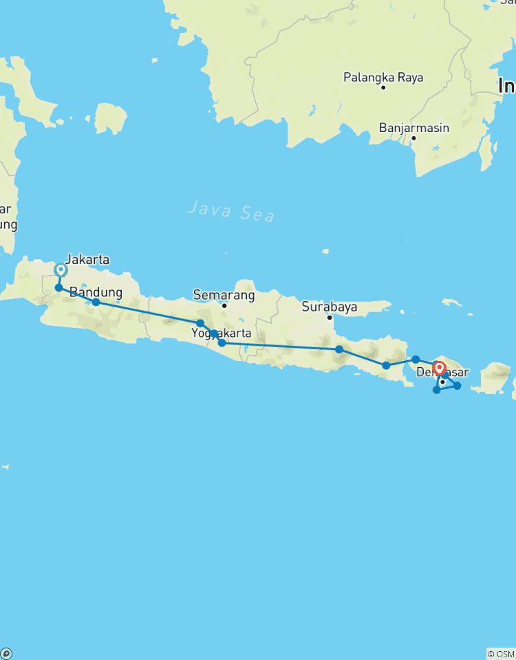 Circuito La mejor experiencia en Java y Bali, circuito privado