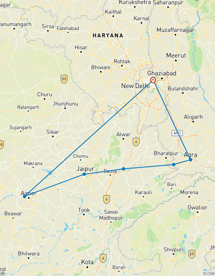 Circuito Triángulo de oro con Pushkar - 6 noches / 7 días