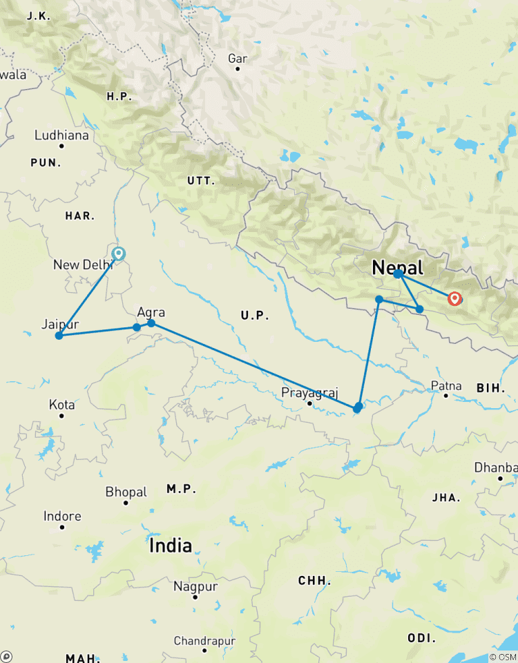 Circuito Esencia de lujo de India y Nepal, vuelos incluidos
