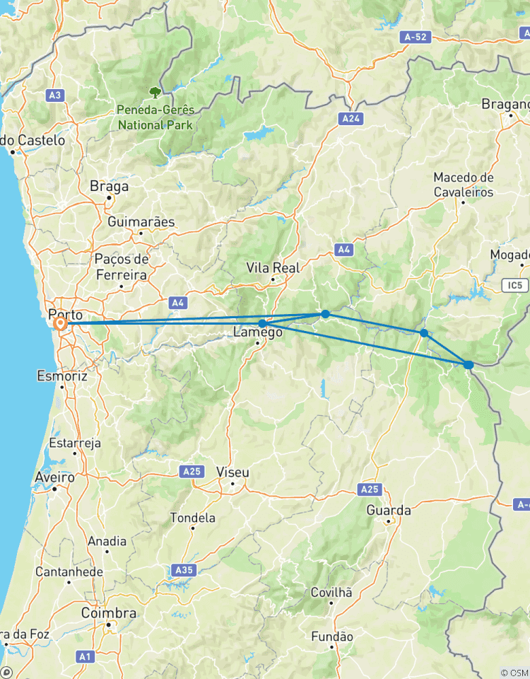 Circuito Gemas del Duero (Crucero de Oporto a Oporto)