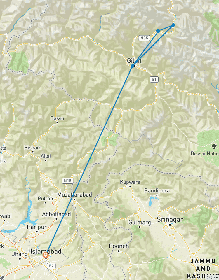 Patundas Trek Pakistan und von Exploria Rundreise