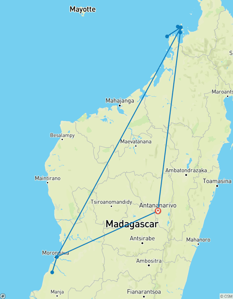Madagaskar Wildlife & Inselabenteuer 10 Tage/09 Nächte Rundreise