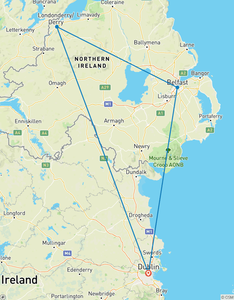 Circuito Fiesta de Halloween en Irlanda Recorrido de 3 días