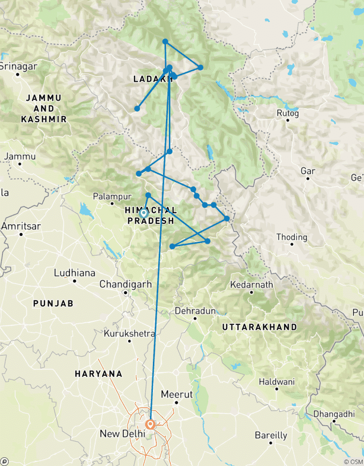 Great Himalayan Challenge Motorradtour Rundreise