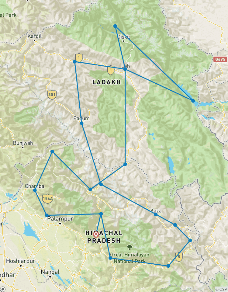 Himalayan Marathon, der Boss aller Fahrten - Royal Enfield Motorradtour Rundreise