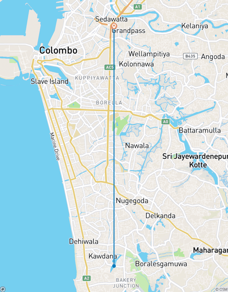 Circuito Vida nocturna en Colombo 3 días