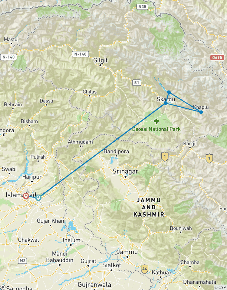 Trek de la vallée de Nangma - Aventure de trekking dans les montagnes du Karakoram circuit