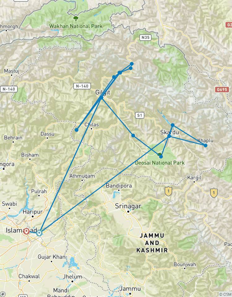 Aventure à Hunza et Skardu - Voyage culturel dans les montagnes du Karakoram circuit