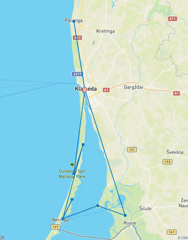 Wandern an der Litauischen Küste: Kurische Nehrung, Palanga, Kap Ventė Rundreise