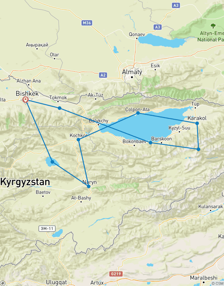Beliebte Yssyk-Kul und Son-Kul Rundreise Kirgisistan Rundreise