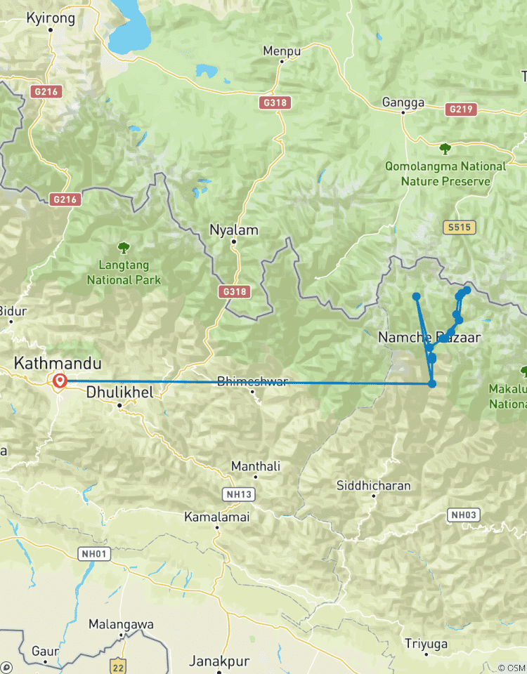 Everest Base Camp Trek - 9 Tage Rundreise