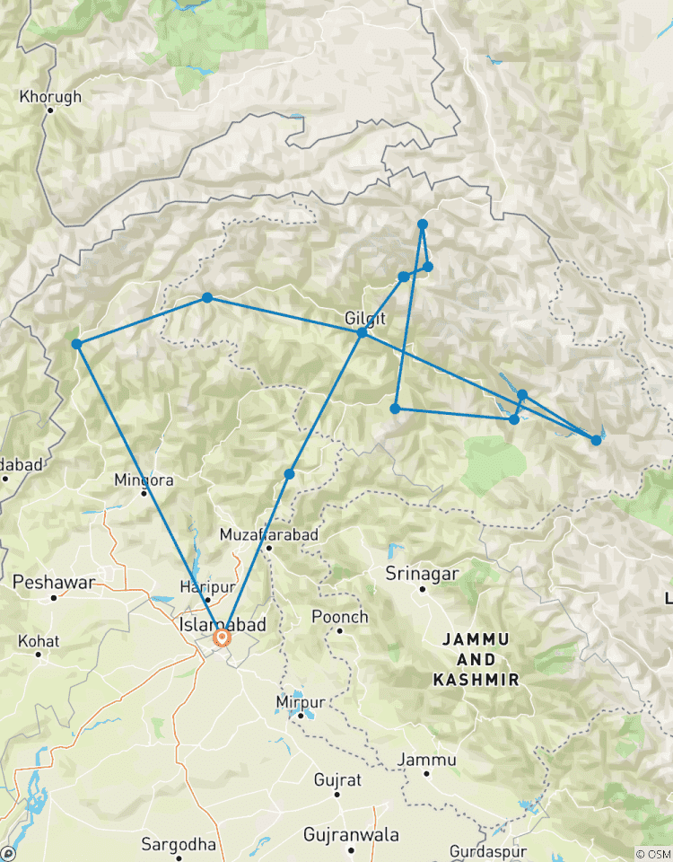 Pakistan Rucksackreise Rundreise