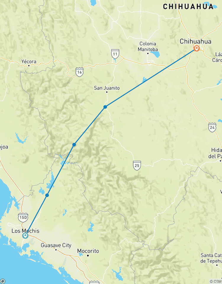 Tour de Raramuri circuit