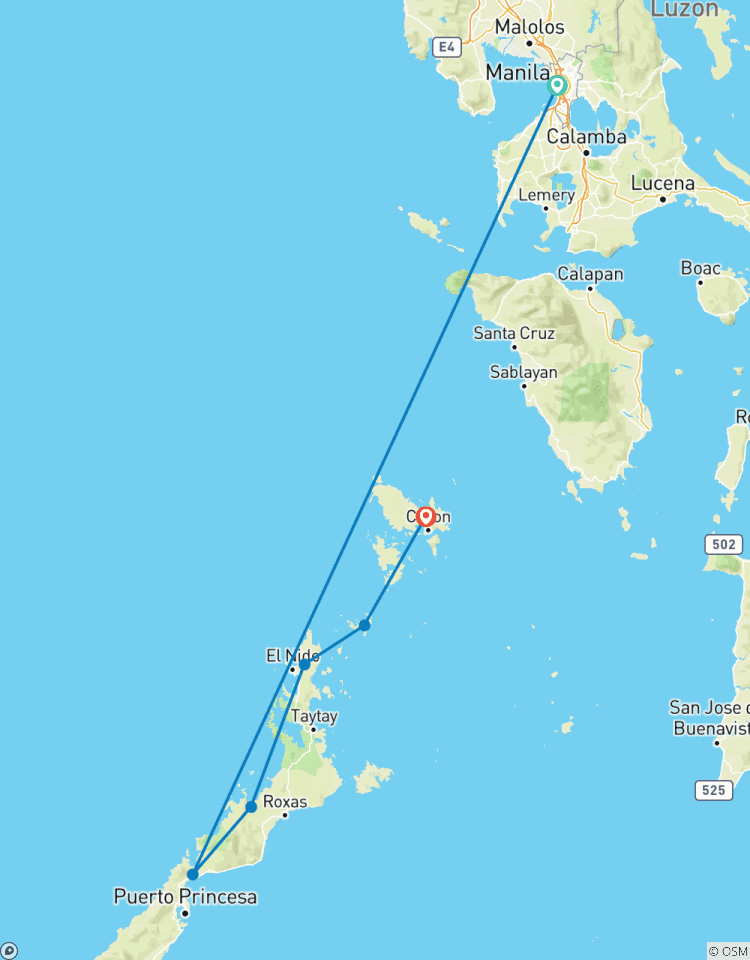 11 Tage Philippinen Palawan Inseln mit El Nido nach Coron Expedition Rundreise