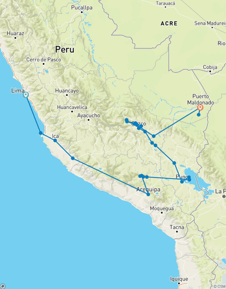 Le Pérou des Incas et la jungle amazonienne circuit