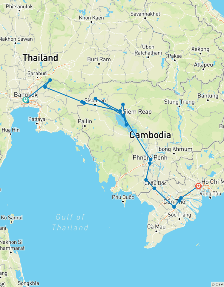 Circuito Aventura Indochina en bicicleta 14 días
