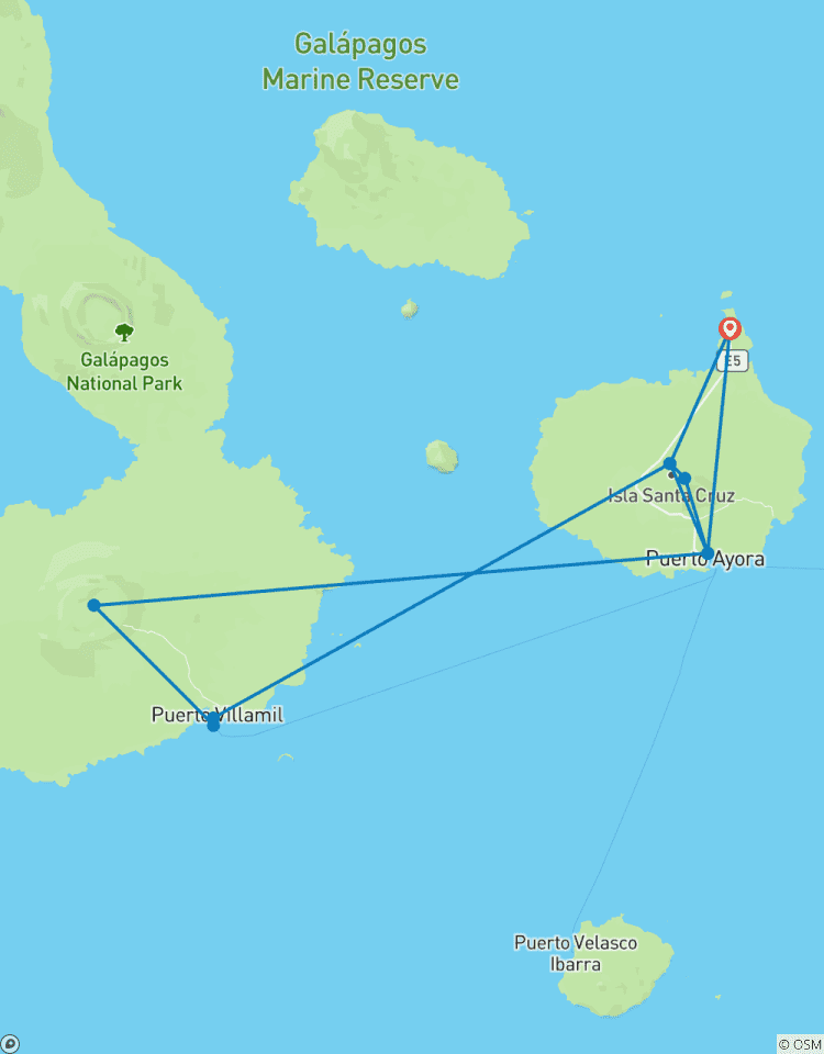 Circuito 6 días de exploración en Galápagos: aventura en el país de las maravillas de la naturaleza