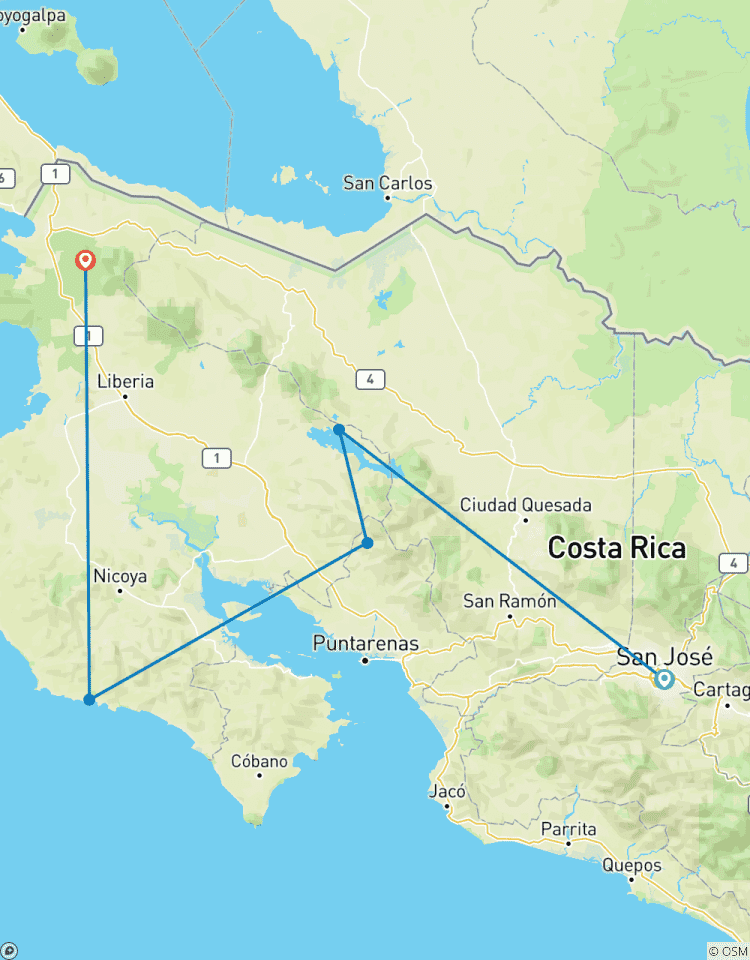 Tropical Costa Rica (San Jose to Guanacaste) (2026) Tour