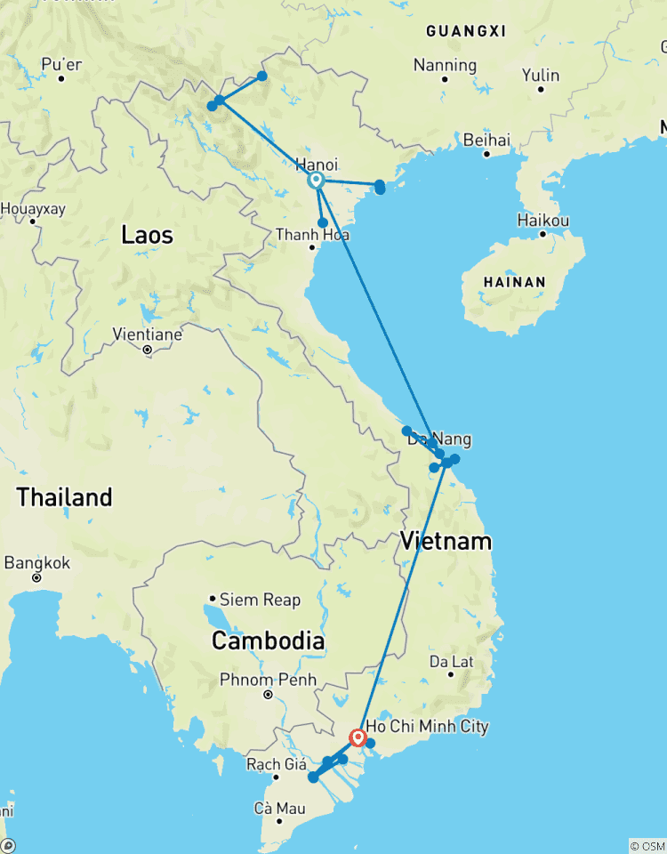Vietnam - vakantie-arrangement - 19 dagen, 18 nachten-rondreis