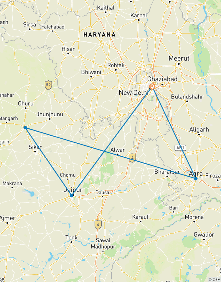 3 Tage Goldenes Dreieck Indien Tour ab Delhi Privat Rundreise