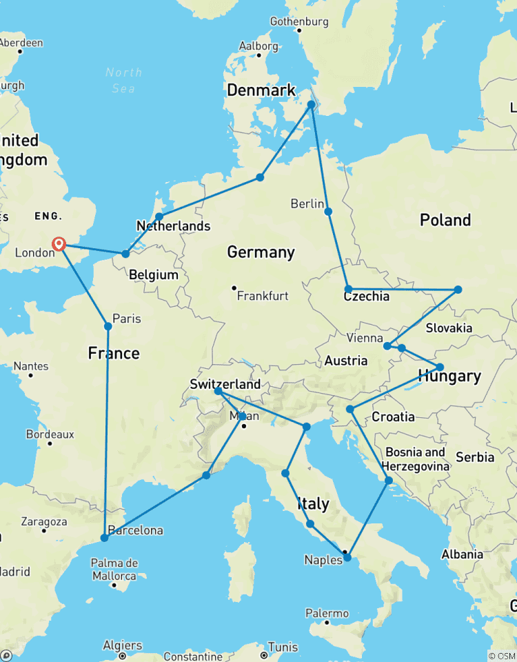 Allez, l\'Europe ! circuit