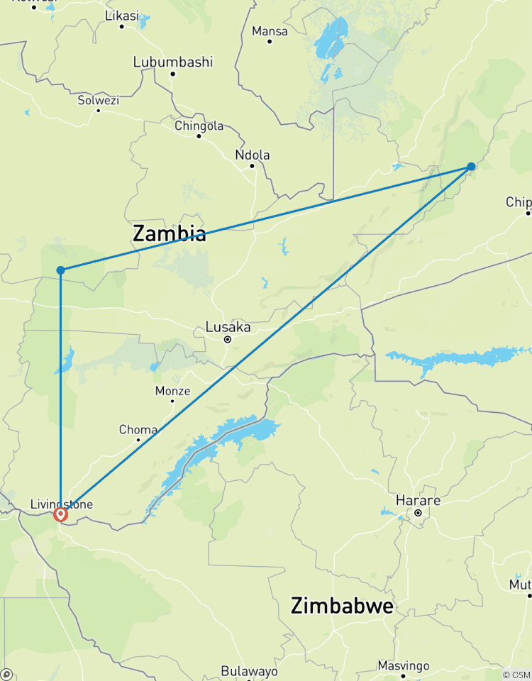 7-Days Zambia Safari Adventure - Livingstone & Kafue NP Tour