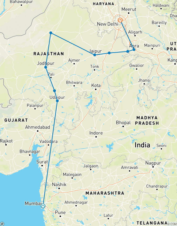 Circuito Viaje a Rajastán desde Bombay - 10 días