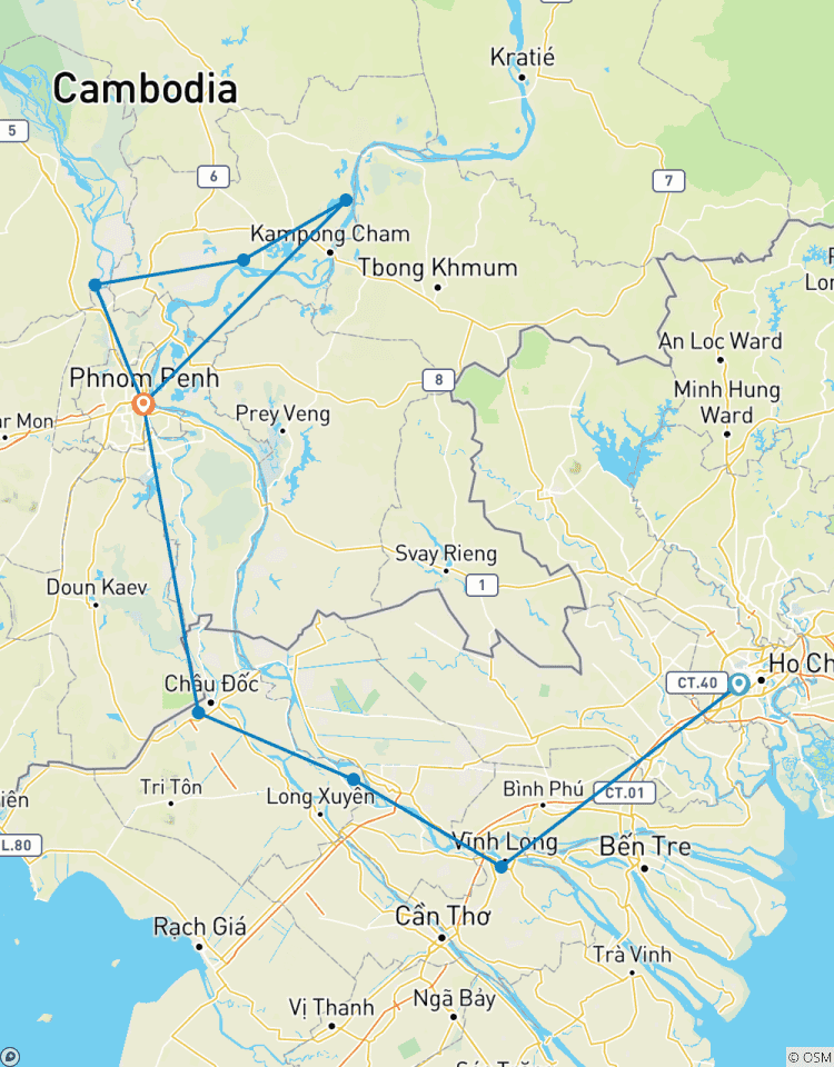 Circuito Descubrimiento del Mekong (en dirección norte) 2026