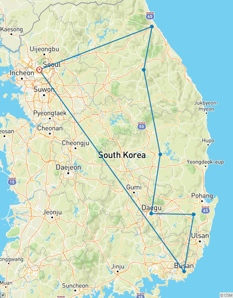 Ostkorea 4 Tage Rundreise