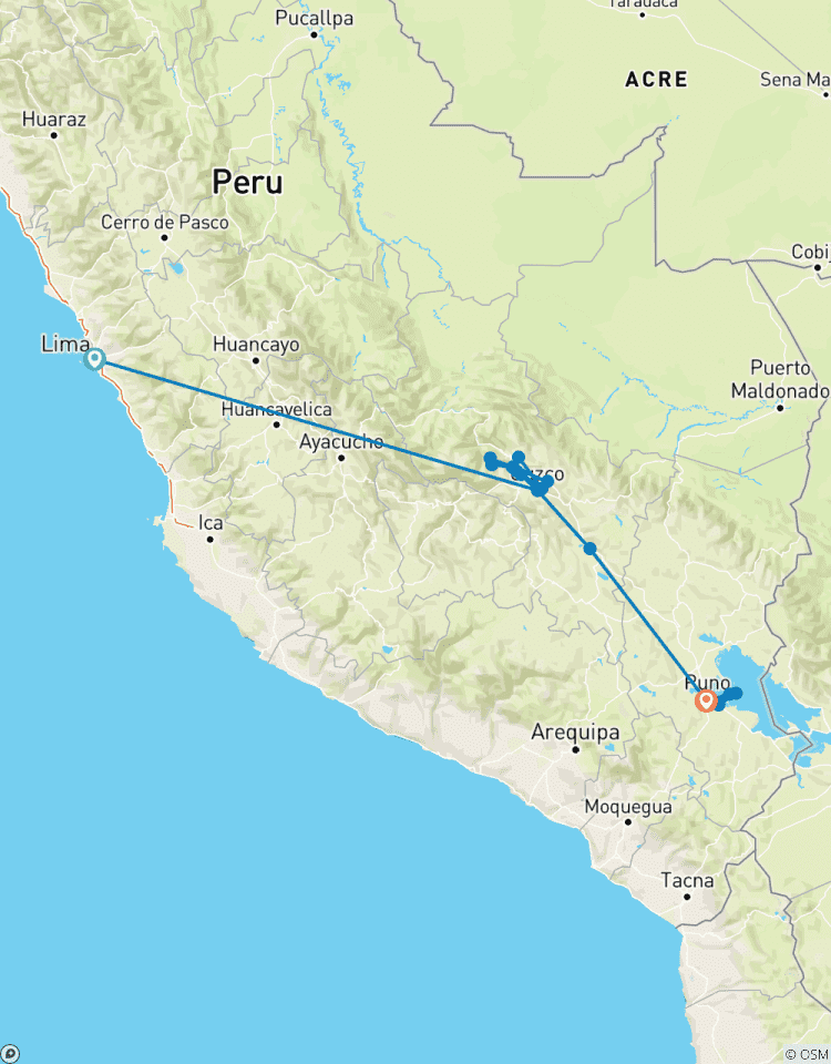 Les nouvelles routes incas circuit