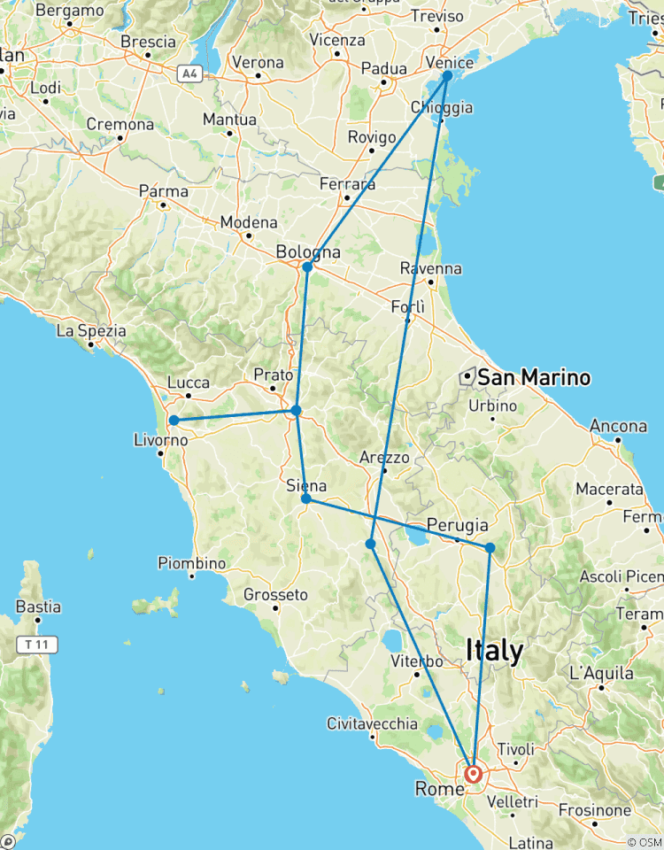 Italian Expresso - 5 days Tour