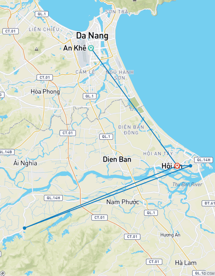 Danang - Hoi An 3 jours et 2 nuits en petit groupe circuit