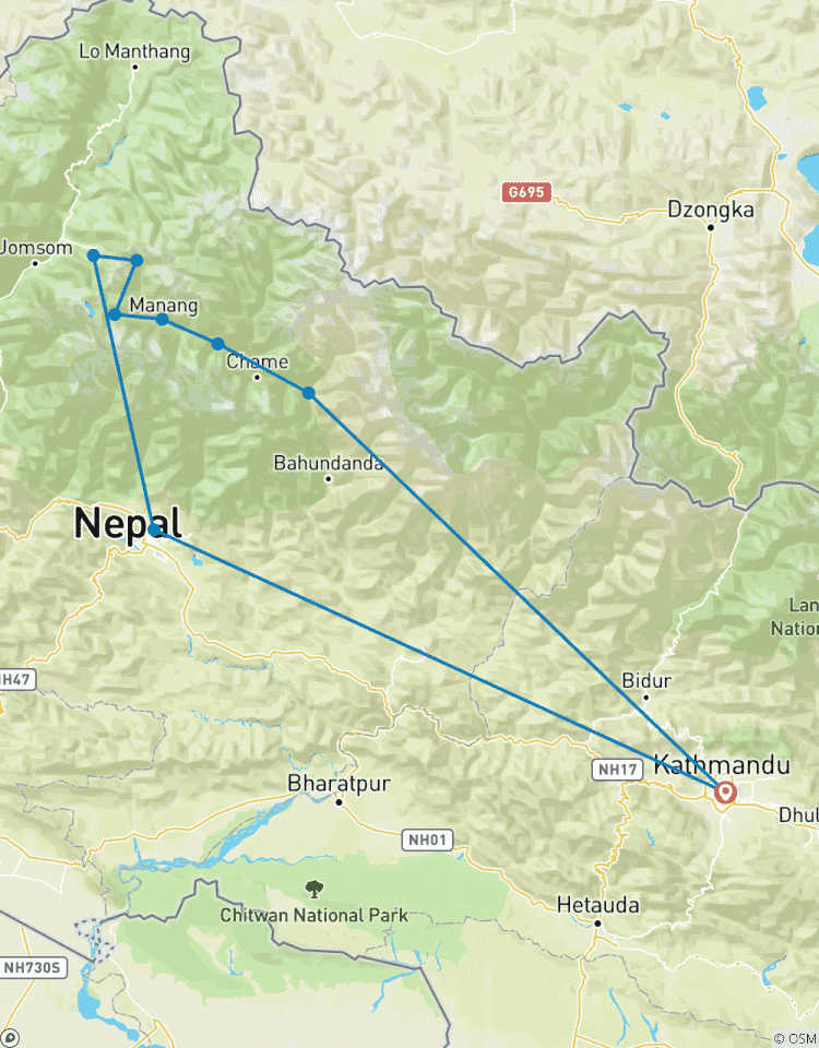 Circuito Circuito de los Annapurnas con el lago Tilicho - 15 días