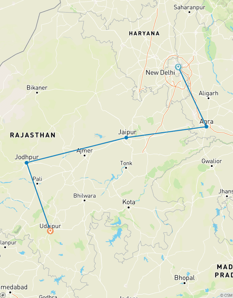 Exklusives königliches Rajasthan & Taj Mahal mit Leoparden Safari Rundreise