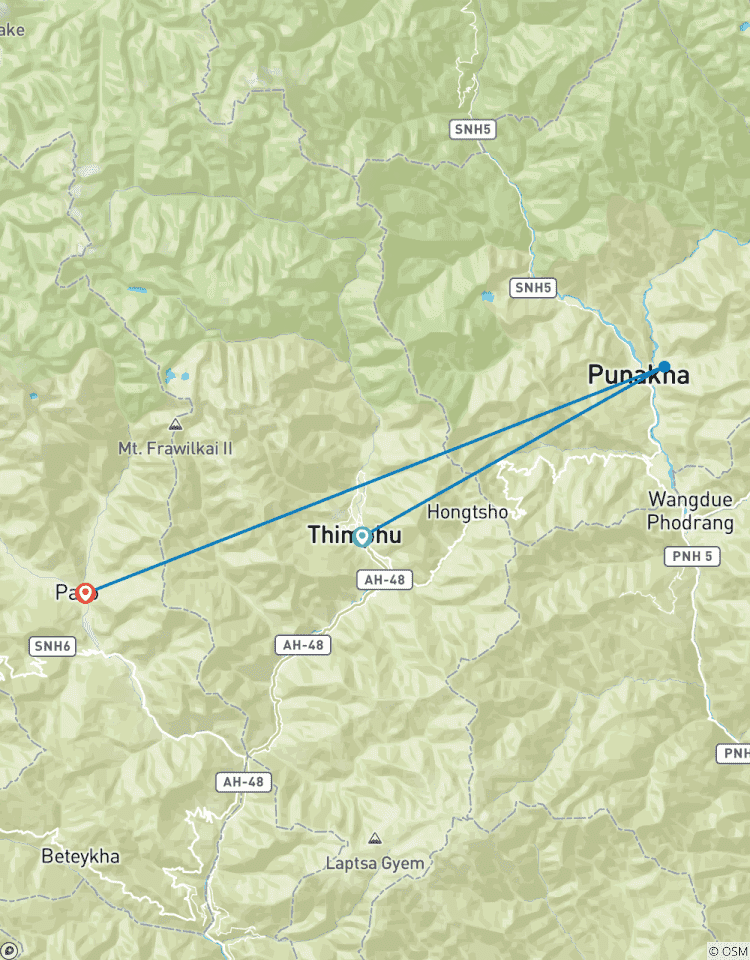 Discover Bhutan tour 4 nights 5 Days Tour