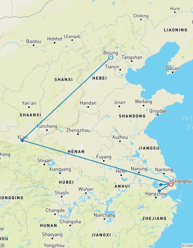 Chinas Gegenwart, Vergangenheit und Zukunft mit Suzhou Extension Rundreise