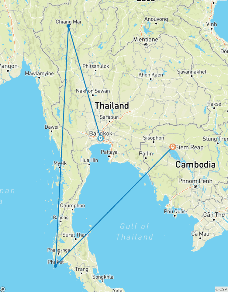 Circuito 12 días descubriendo las leyendas de Tailandia y Camboya