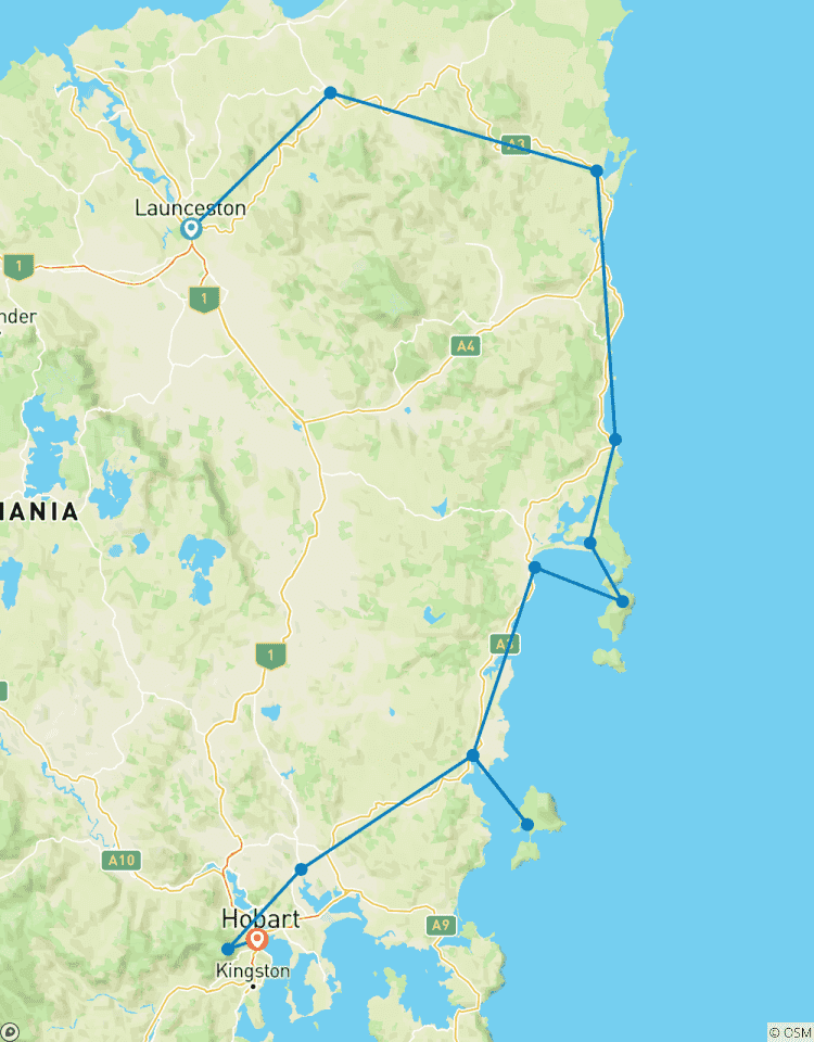 Circuito Hobart, Tasmania ~ Día de San Patricio ~ *En bici de carretera* guiado (Todo incluido)