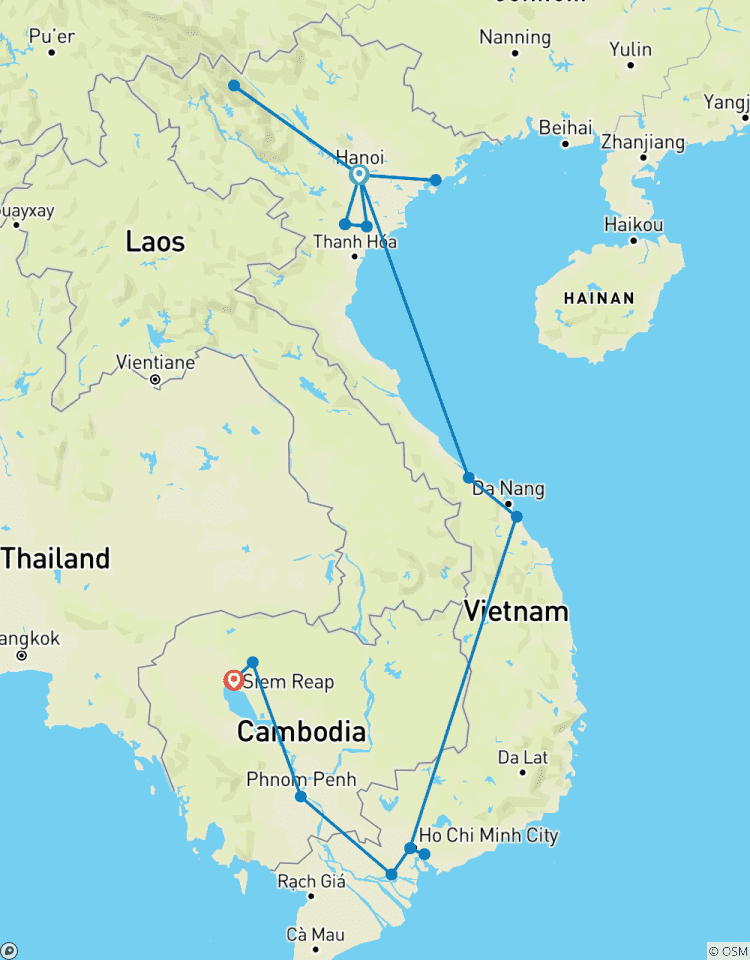 Vietnam & Cambodia: Untouched villages, rainforest & Wildlife Tour