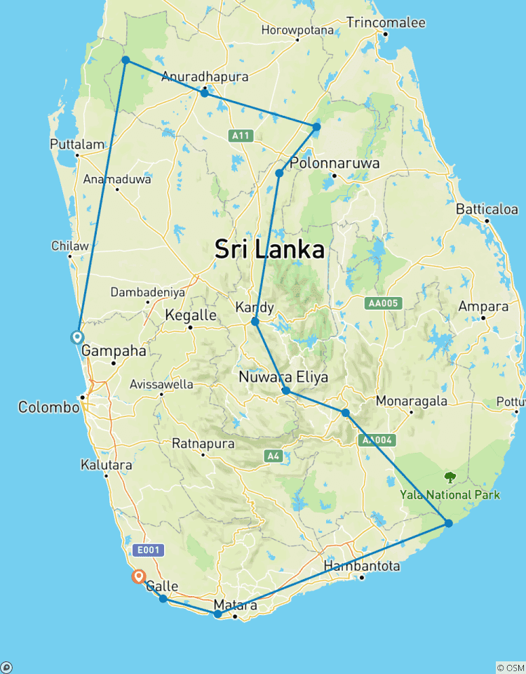 Sri Lanka : une faune intacte circuit
