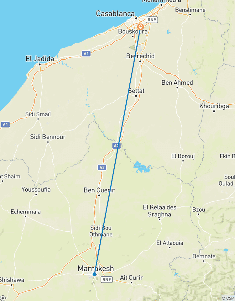 Circuito Circuito de 5 días por Casablanca y Marrakech